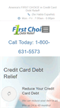 Mobile Screenshot of firstchoicedebtrelief.com